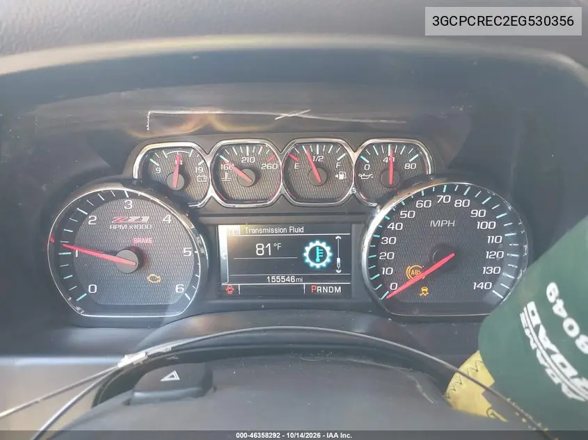 2014 CHEVROLET SILVERADO VIN 3GCPCREC2EG530356 — фото 7