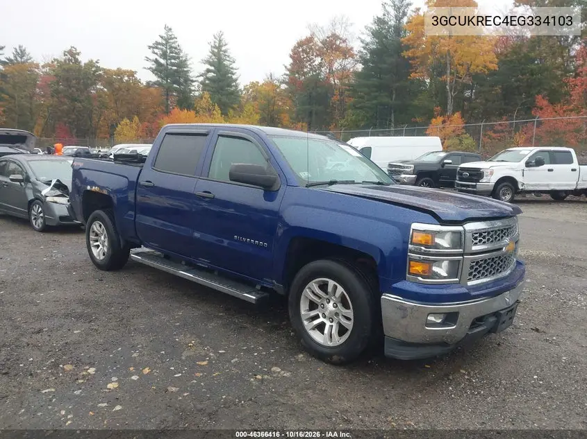 CHEVROLET SILVERADO 2014, VIN 3GCUKREC4EG334103
