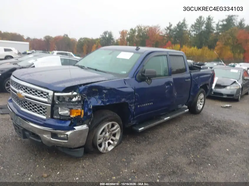 2014 CHEVROLET SILVERADO VIN 3GCUKREC4EG334103 — фото 2