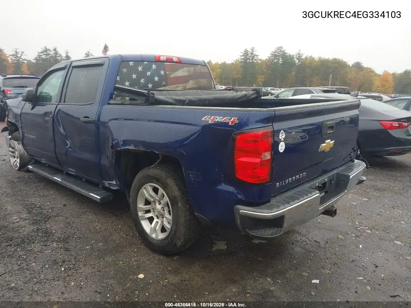 2014 CHEVROLET SILVERADO VIN 3GCUKREC4EG334103 — фото 3
