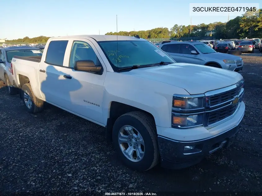 CHEVROLET SILVERADO 2014, VIN 3GCUKREC2EG471945