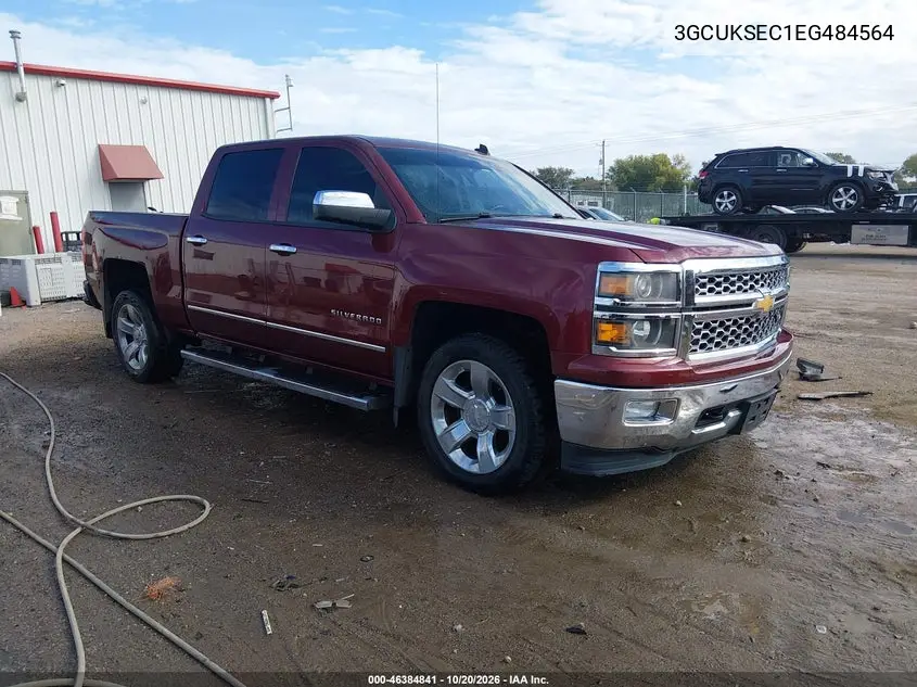 CHEVROLET SILVERADO 2014, VIN 3GCUKSEC1EG484564