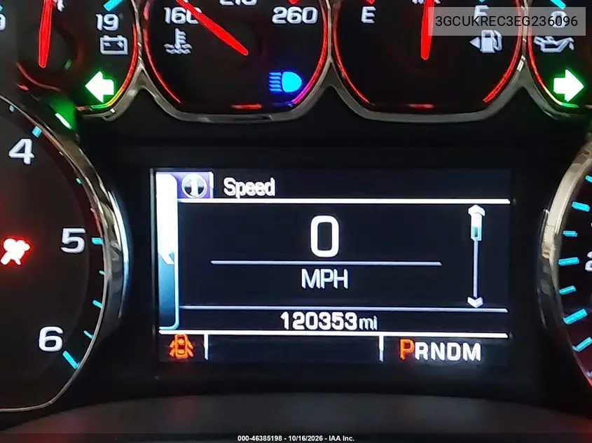 2014 CHEVROLET SILVERADO VIN 3GCUKREC3EG236096 — фото 15