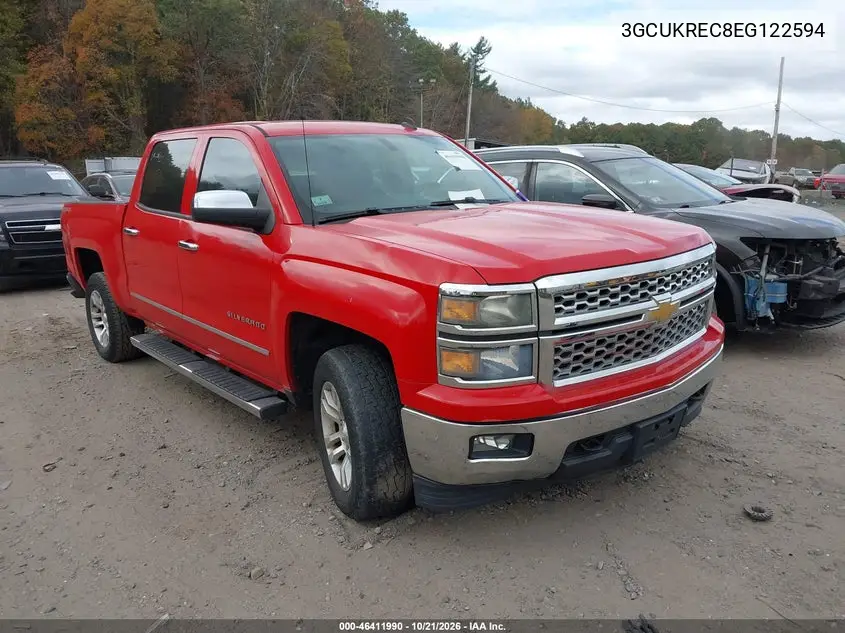CHEVROLET SILVERADO 2014, VIN 3GCUKREC8EG122594