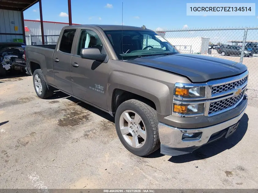 CHEVROLET SILVERADO 2014, VIN 1GCRCREC7EZ134514
