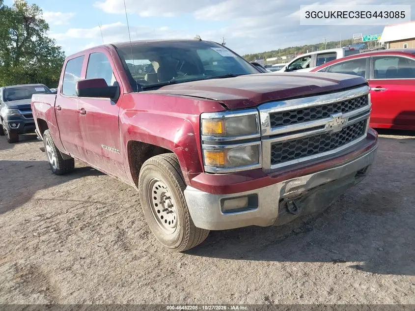 CHEVROLET SILVERADO 2014, VIN 3GCUKREC3EG443085