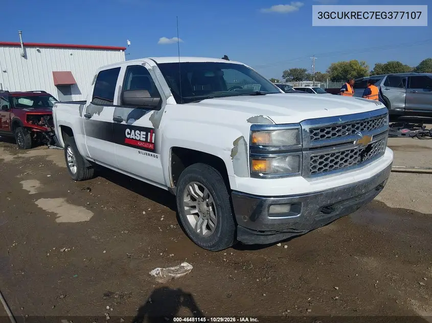 CHEVROLET SILVERADO 2014, VIN 3GCUKREC7EG377107