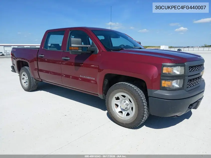 CHEVROLET SILVERADO 2015, VIN 3GCUKPEC4FG440007