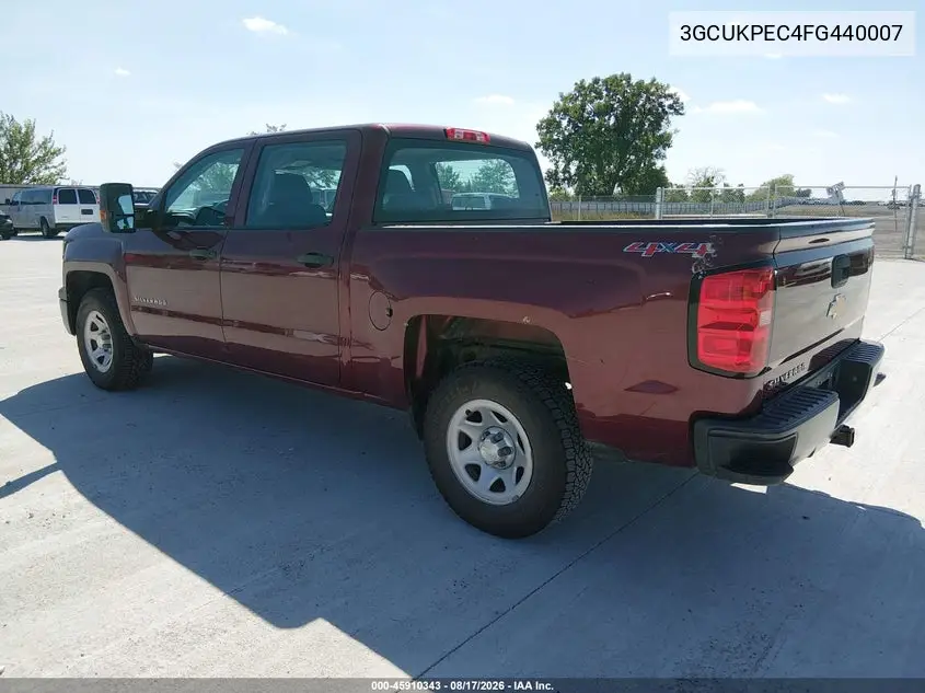 2015 CHEVROLET SILVERADO VIN 3GCUKPEC4FG440007 — фото 3