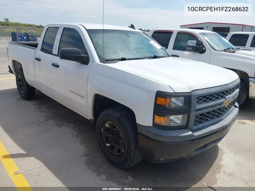 CHEVROLET SILVERADO 2015, VIN 1GCRCPEH1FZ268632