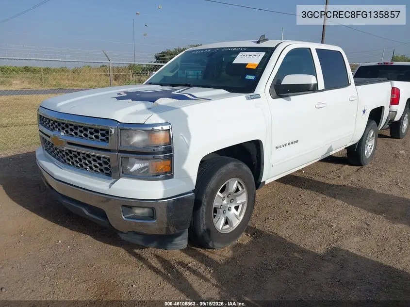 2015 CHEVROLET SILVERADO VIN 3GCPCREC8FG135857 — фото 2