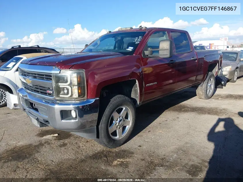 2015 CHEVROLET SILVERADO VIN 1GC1CVEG7FF146867 — фото 2