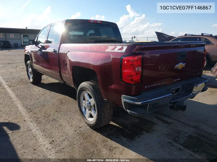 2015 CHEVROLET SILVERADO VIN 1GC1CVEG7FF146867 — фото 3