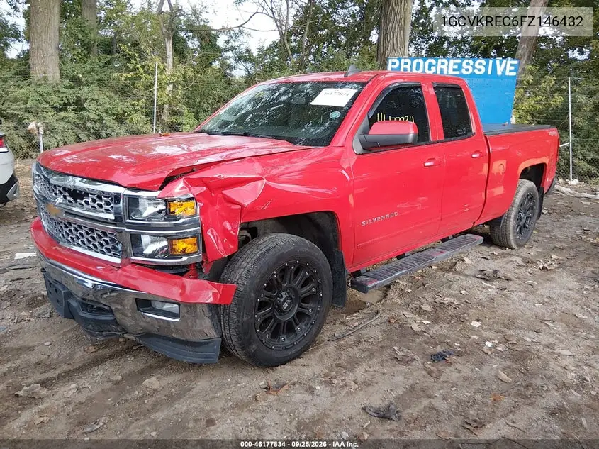 2015 CHEVROLET SILVERADO VIN 1GCVKREC6FZ146432 — фото 2