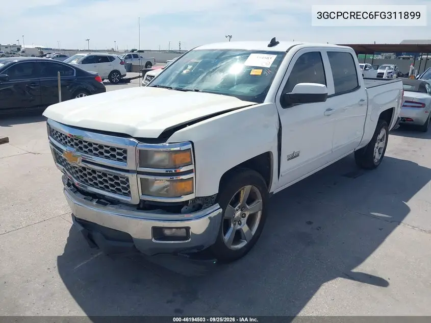 2015 CHEVROLET SILVERADO VIN 3GCPCREC6FG311899 — фото 2