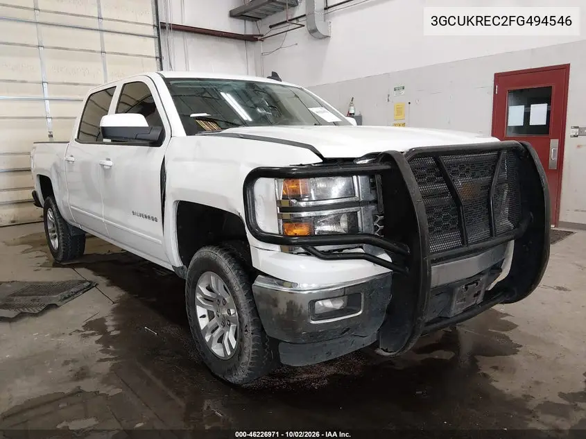 CHEVROLET SILVERADO 2015, VIN 3GCUKREC2FG494546