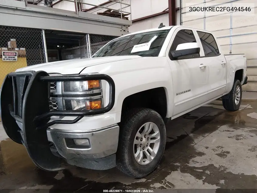 2015 CHEVROLET SILVERADO VIN 3GCUKREC2FG494546 — фото 2
