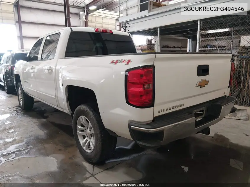 2015 CHEVROLET SILVERADO VIN 3GCUKREC2FG494546 — фото 3