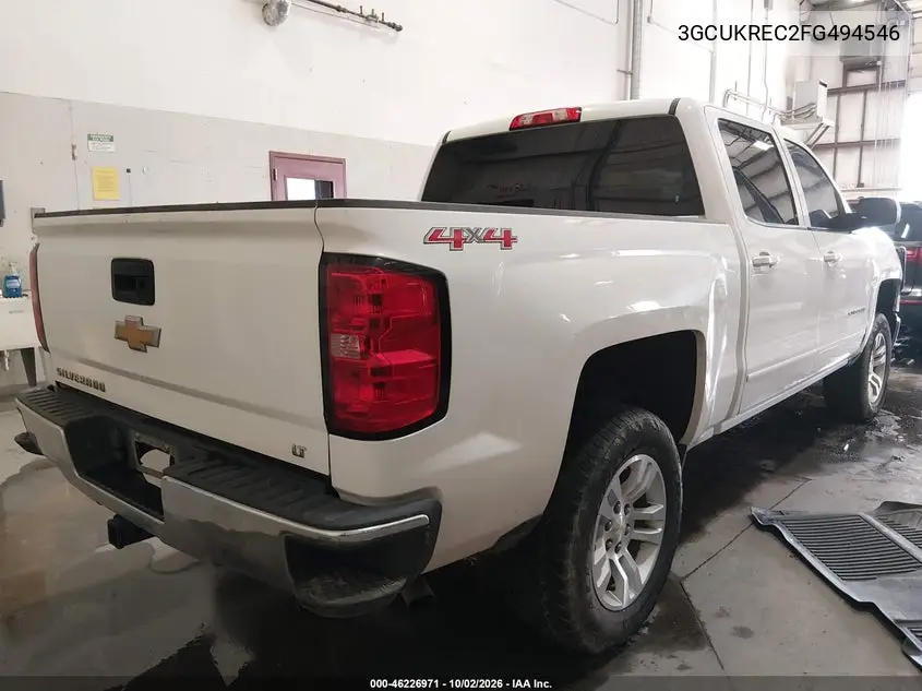 2015 CHEVROLET SILVERADO VIN 3GCUKREC2FG494546 — фото 4