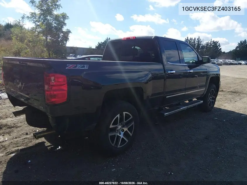 2015 CHEVROLET SILVERADO VIN 1GCVKSEC3FZ403165 — фото 4