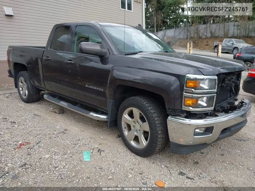 CHEVROLET SILVERADO 2015, VIN 1GCVKREC5FZ245761