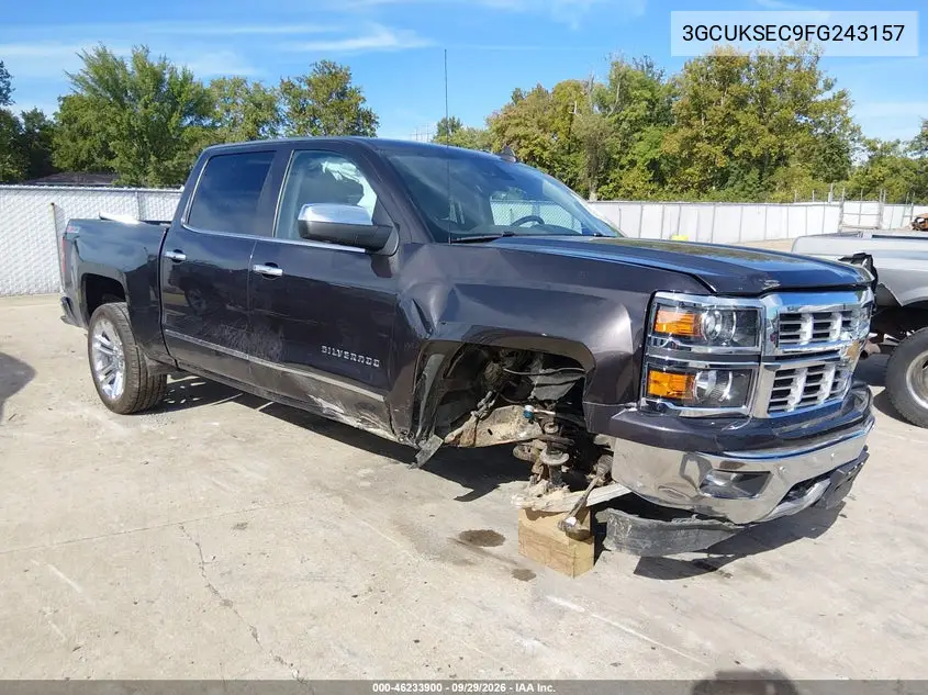 CHEVROLET SILVERADO 2015, VIN 3GCUKSEC9FG243157