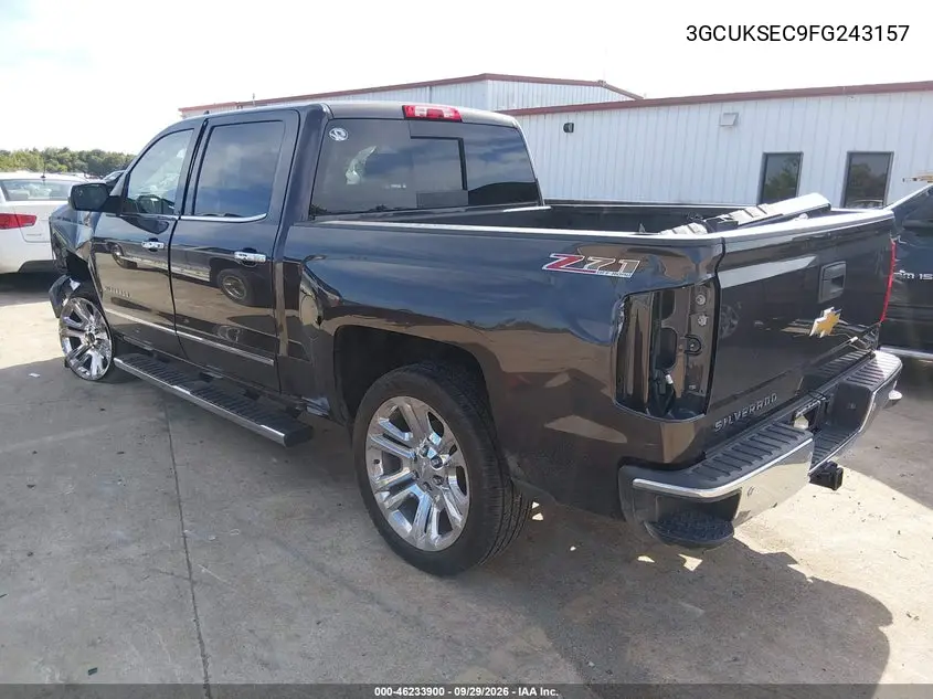 2015 CHEVROLET SILVERADO VIN 3GCUKSEC9FG243157 — фото 3