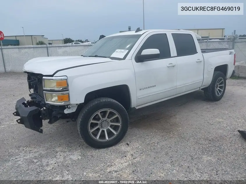 2015 CHEVROLET SILVERADO VIN 3GCUKREC8FG469019 — фото 2
