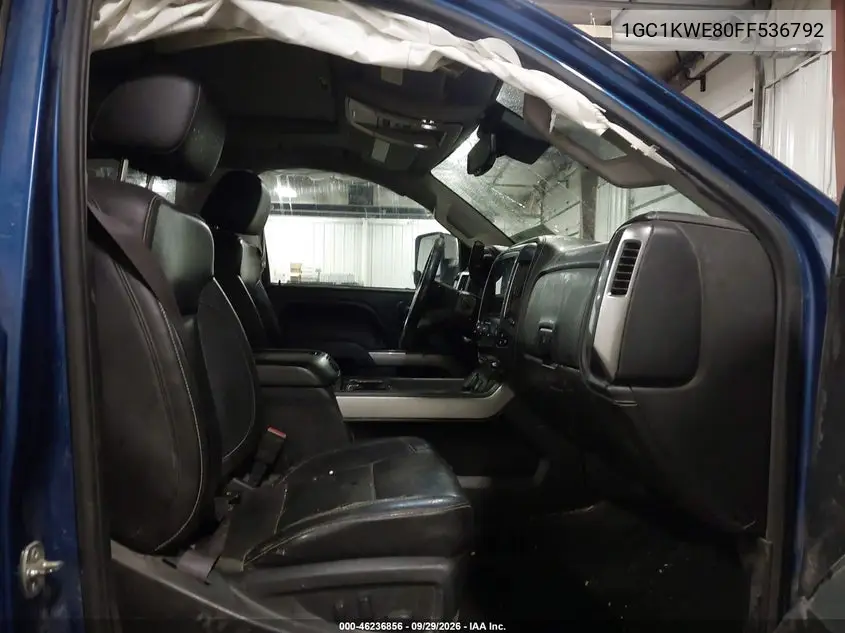 2015 CHEVROLET SILVERADO VIN 1GC1KWE80FF536792 — фото 5