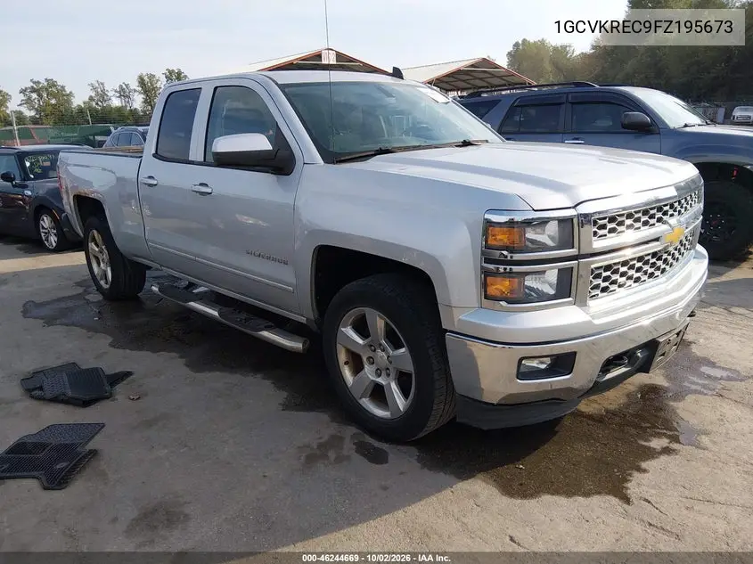 CHEVROLET SILVERADO 2015, VIN 1GCVKREC9FZ195673