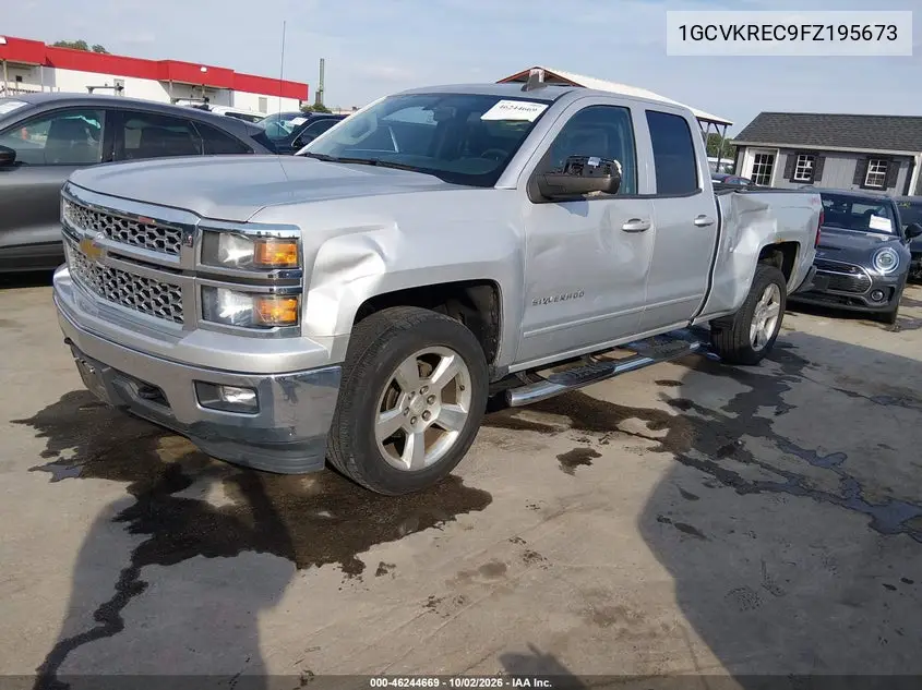 2015 CHEVROLET SILVERADO VIN 1GCVKREC9FZ195673 — фото 2