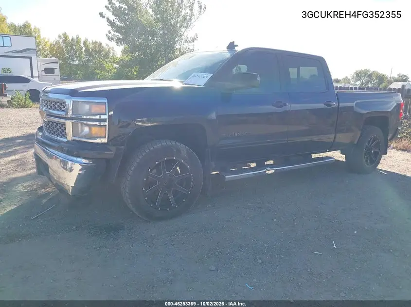2015 CHEVROLET SILVERADO VIN 3GCUKREH4FG352355 — фото 2