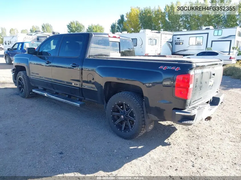 2015 CHEVROLET SILVERADO VIN 3GCUKREH4FG352355 — фото 3