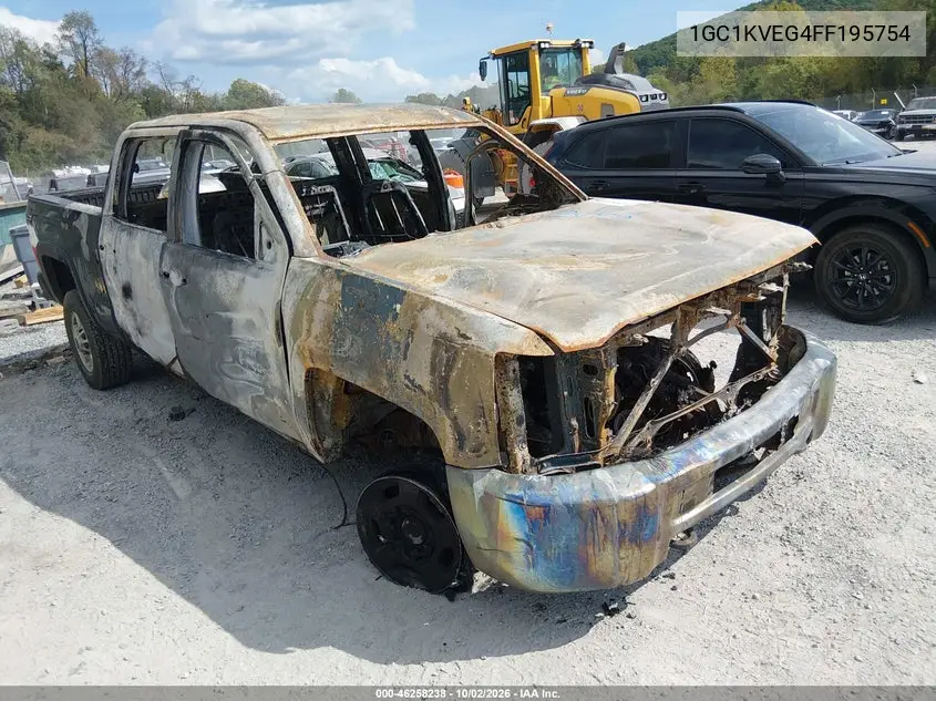 CHEVROLET SILVERADO 2015, VIN 1GC1KVEG4FF195754