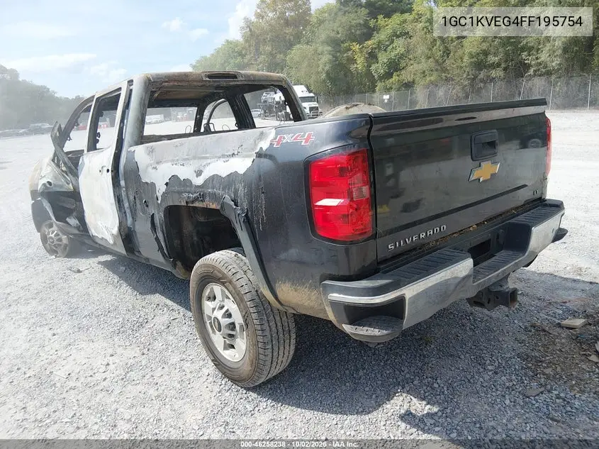 2015 CHEVROLET SILVERADO VIN 1GC1KVEG4FF195754 — фото 3