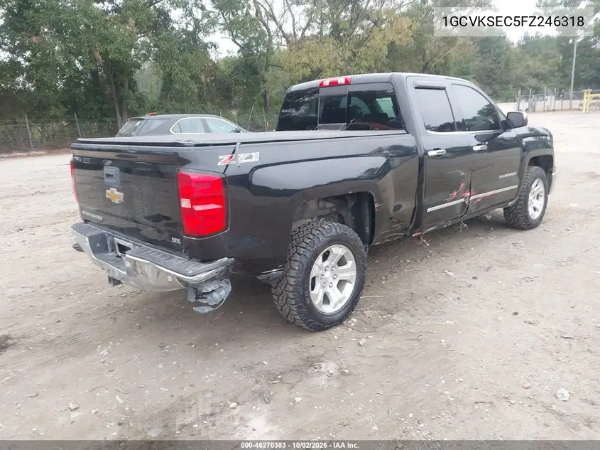 2015 CHEVROLET SILVERADO VIN 1GCVKSEC5FZ246318 — фото 4