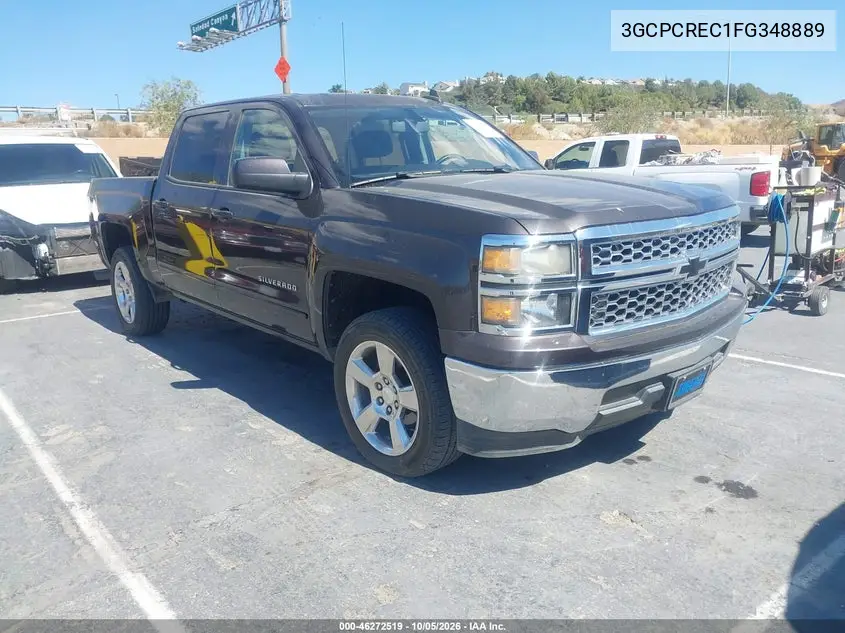CHEVROLET SILVERADO 2015, VIN 3GCPCREC1FG348889