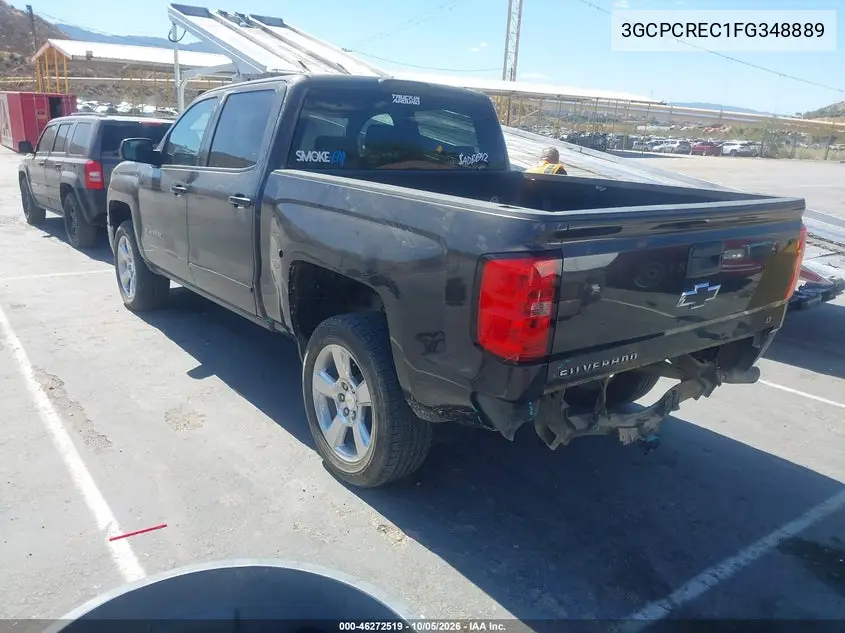 2015 CHEVROLET SILVERADO VIN 3GCPCREC1FG348889 — фото 3