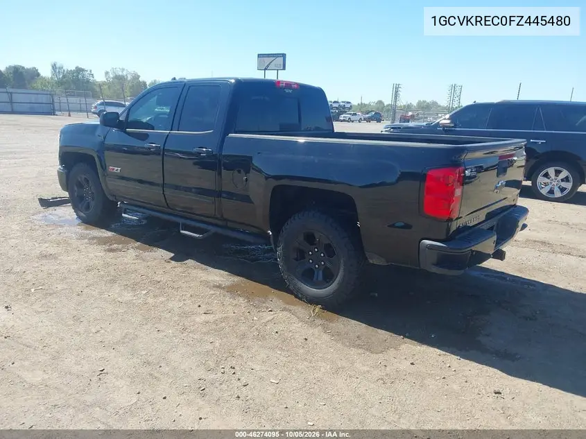 2015 CHEVROLET SILVERADO VIN 1GCVKREC0FZ445480 — фото 3