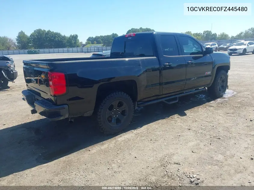 2015 CHEVROLET SILVERADO VIN 1GCVKREC0FZ445480 — фото 4