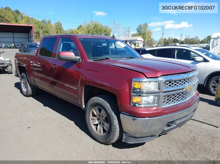 CHEVROLET SILVERADO 2015, VIN 3GCUKREC8FG102007