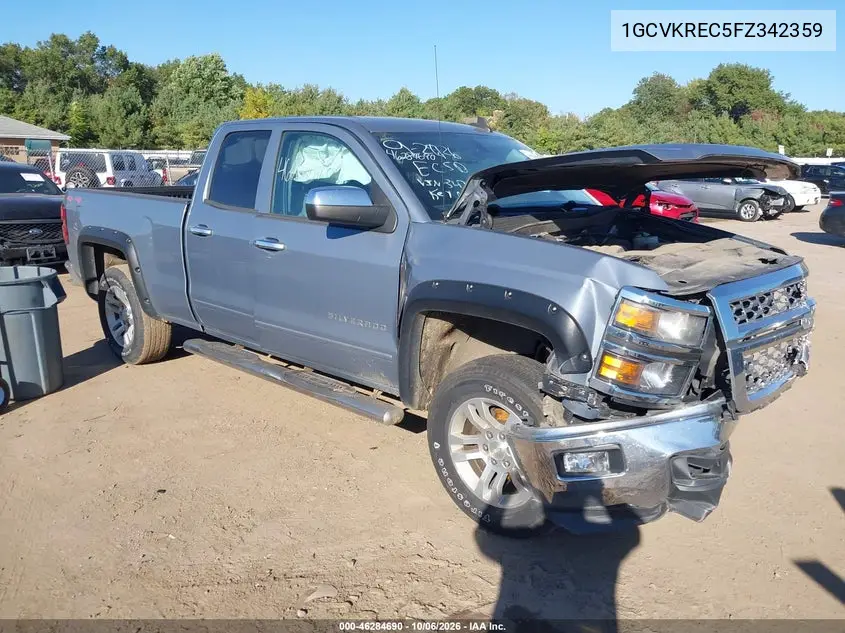 CHEVROLET SILVERADO 2015, VIN 1GCVKREC5FZ342359
