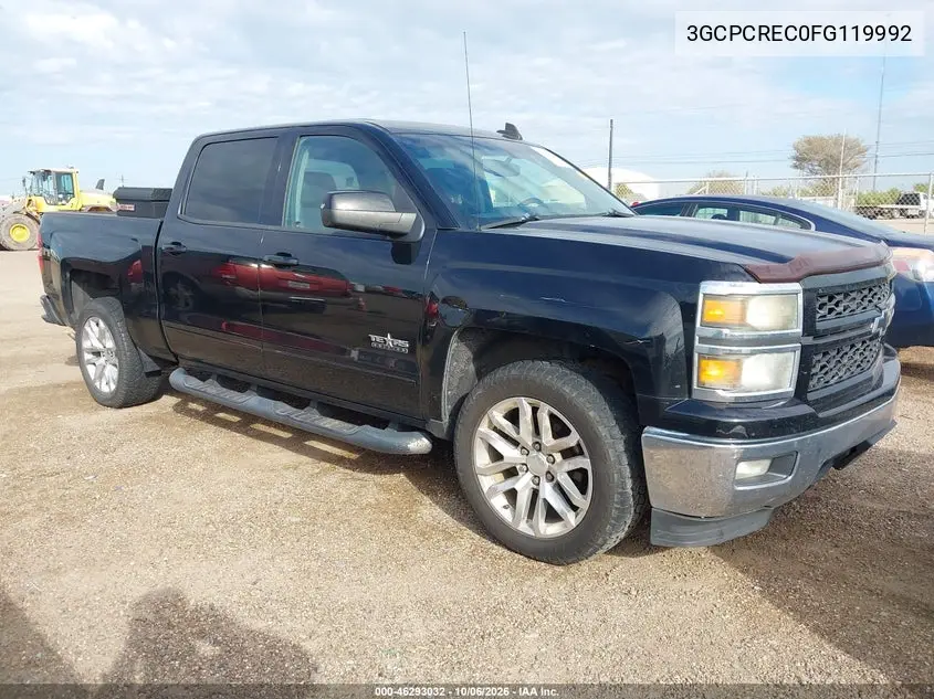 CHEVROLET SILVERADO 2015, VIN 3GCPCREC0FG119992