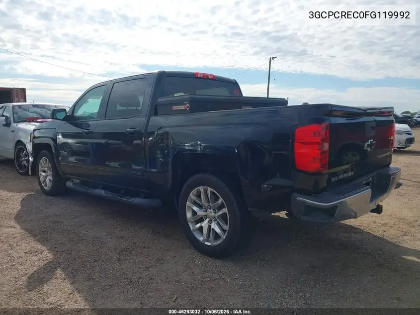 2015 CHEVROLET SILVERADO VIN 3GCPCREC0FG119992 — фото 3