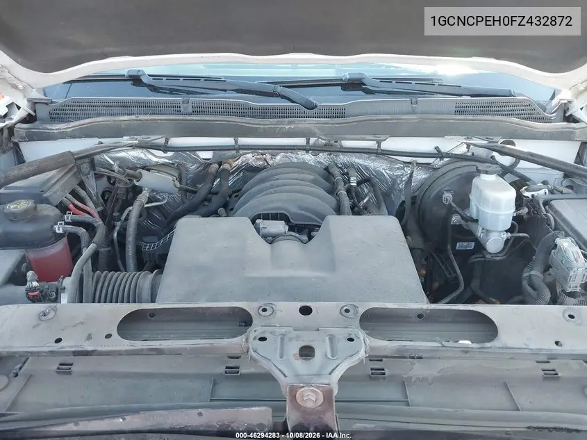 2015 CHEVROLET SILVERADO VIN 1GCNCPEH0FZ432872 — фото 10
