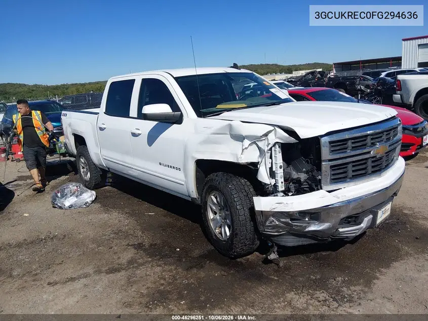 CHEVROLET SILVERADO 2015, VIN 3GCUKREC0FG294636