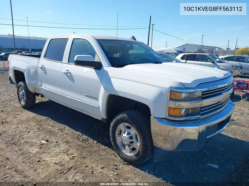 CHEVROLET SILVERADO 2015, VIN 1GC1KVEG8FF563112