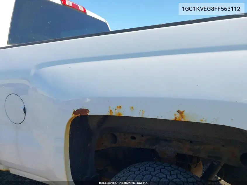 2015 CHEVROLET SILVERADO VIN 1GC1KVEG8FF563112 — фото 19