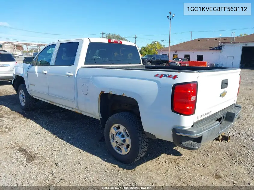 2015 CHEVROLET SILVERADO VIN 1GC1KVEG8FF563112 — фото 3