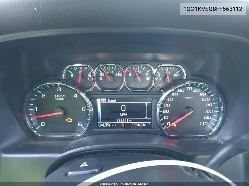 2015 CHEVROLET SILVERADO VIN 1GC1KVEG8FF563112 — фото 7